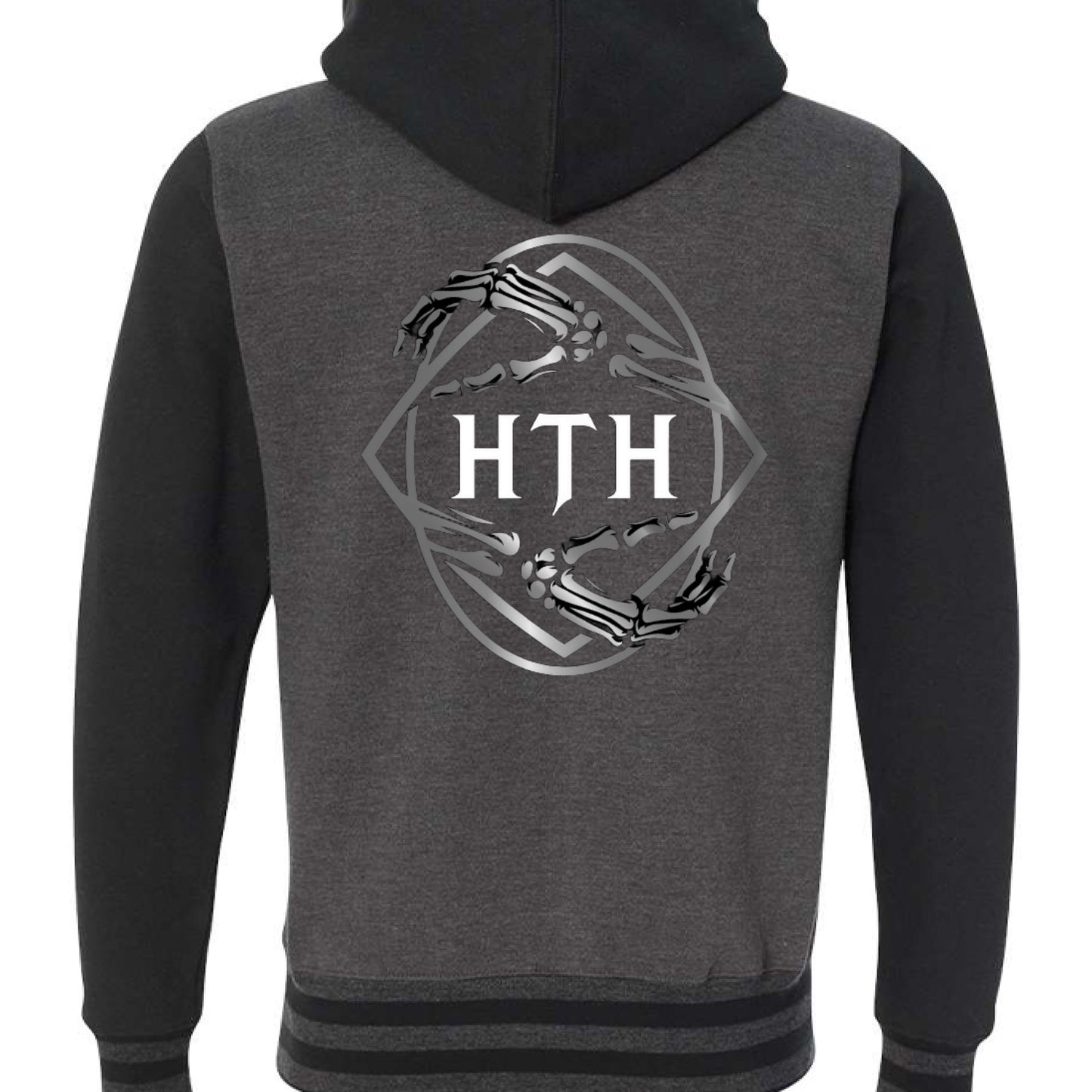 Charcoal Heather/ Black - BACK